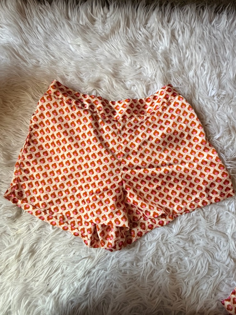 Etam orange and pink printed pajama set S - Picture 5 of 6